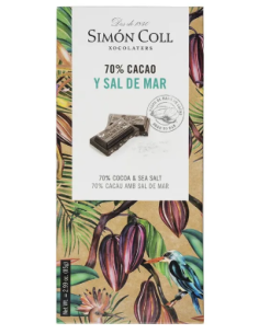 TABLETA CHOCOLATE SAL 70% CACAO 85 GR. SIMÓN COLL 2