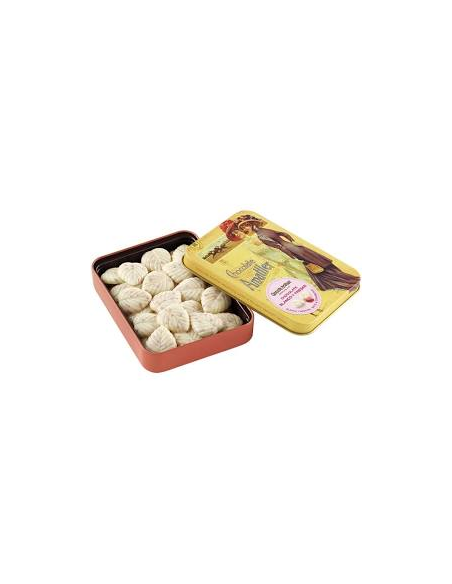 LATA HOJA CHOCO BLANCO Y FRESA  60 GR. AMATLLER