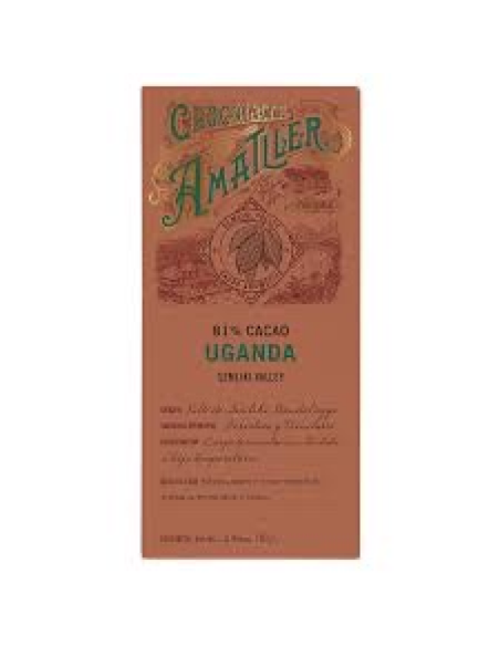 TABLETA UGANDA 81% CACAO 70 GR. AMATLLER