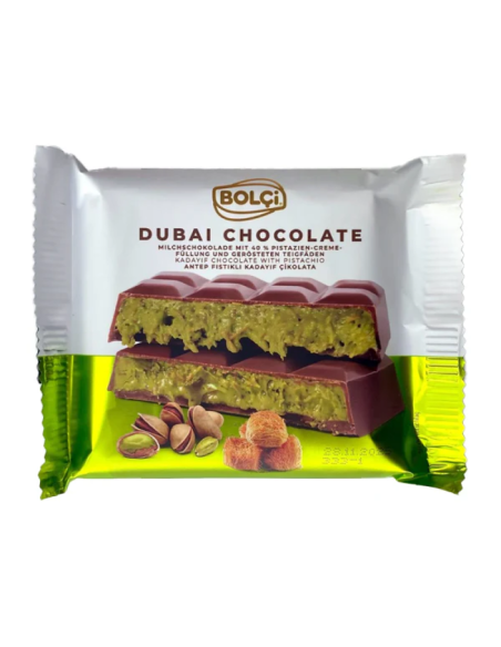 TABLETA CHOCOLATE DUBAI 100 GR BOLÇI
