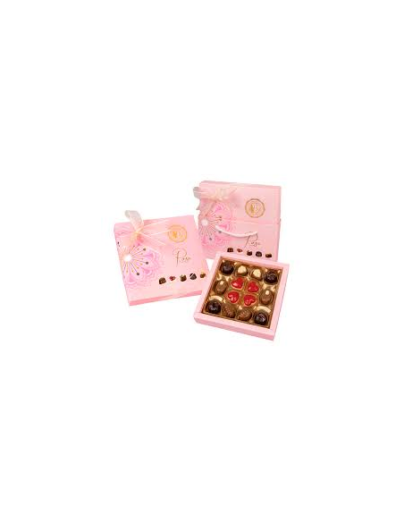 CAJA DE BOMBONES ROSA 170 GR BOLCI