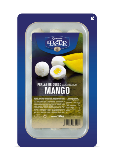 PERLAS RELLENAS MANGO 125 GRS EL PASTOR