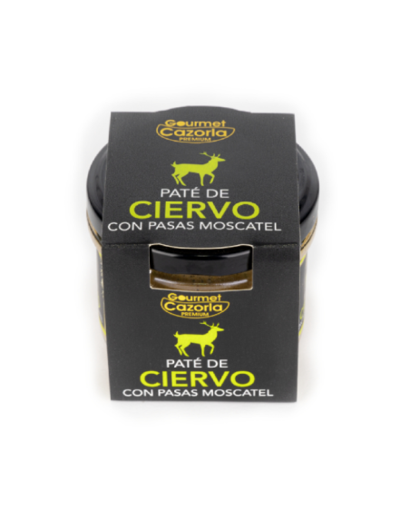 PATE CIERVO CON PASAS MOSCATEL GOURMET CAZORLA