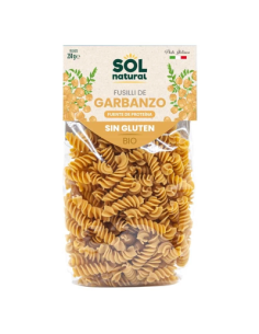 FUSILLI DE GARBANZO BIO SIN GLUTEN 250 GR SOL NATURAL 2