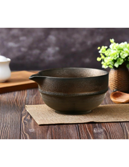 CUENCO PAN PARA MATCHA PORCELANA 400 ML