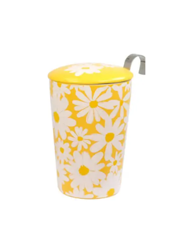 TAZA DAISY 350 ML FILTRO Y TAPA