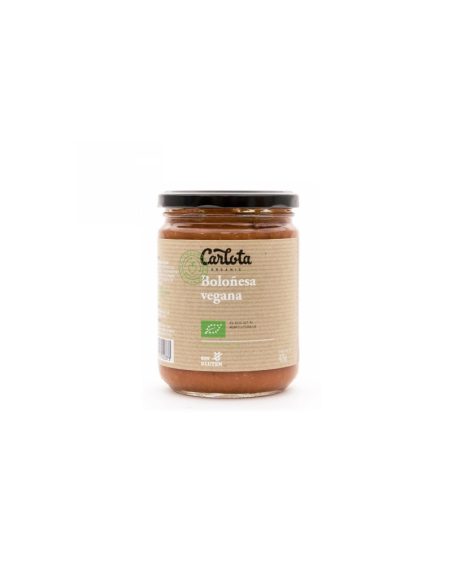 BOLOÑESA VEGANA BIO 425 GR CARLOTA ORGANIC