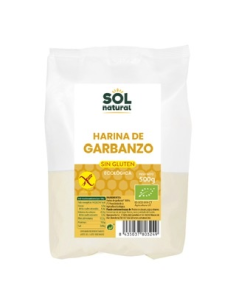 HARINA DE GARBANZO SIN GLUTEN BIO 500 GR SOL NATURAL 2