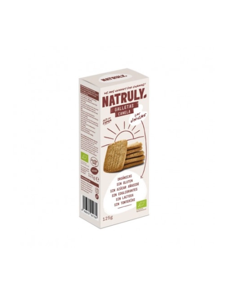 GALLETAS DE CANELA SIN GLUTEN BIO 125 GR NATRULY