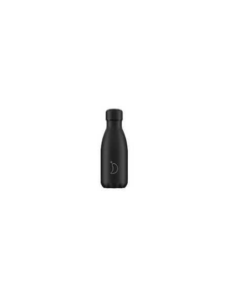 BOTELLA CHILLYS NEGRO MATE TOTAL  260 ML